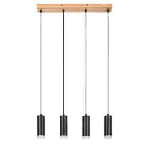 Rábalux 72124 Toras skandináv beltéri spotlámpa GU10 4X MAX 5W IP20 tölgy