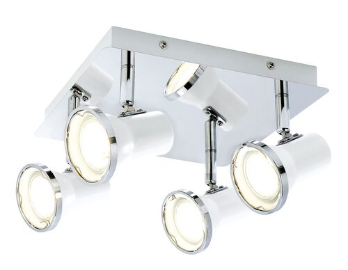 Rábalux 5500 Steve modern beltéri fürdőszobai lámpa GU10 4x MAX 15W IP44 fehér