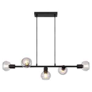 Rábalux 3297 Sullivan modern beltéri függeszték E14 5x MAX 40W IP20 fekete