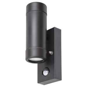 Rábalux 8835 Medina minimál kültéri fali lámpa GU10 2X MAX 10W IP44 matt fekete