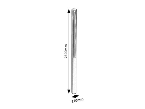 Rábalux 77031 Kalisz modern kültéri állólámpa LED 30W IP65 antracit - Image 3