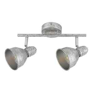 Rábalux 5387 Thelma indusztriális beltéri spotlámpa E14 2x MAX 40W IP20 antik ezüst