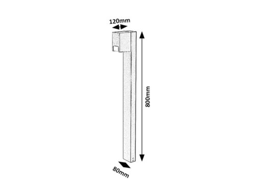 Rábalux 77056 Cernon modern kültéri állólámpa GU10 1x MAX 7W IP44 fekete - Image 3
