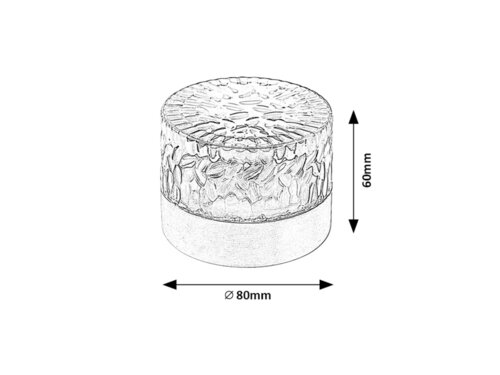 Rábalux 7010 Lentula modern kültéri napelemes lámpa LED 0,5W IP44 rozsdamentes acél - Image 3