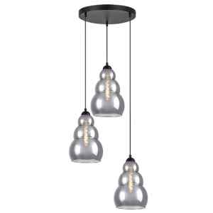 Rábalux 72213 Salvatore modern beltéri függeszték E27 3x MAX 40W IP20 fekete