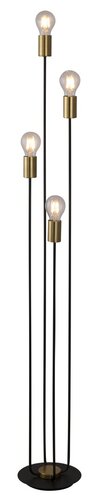 Rábalux 4561 Lanny beltéri állólámpa, E27 4x MAX 15W, IP20, fekete
