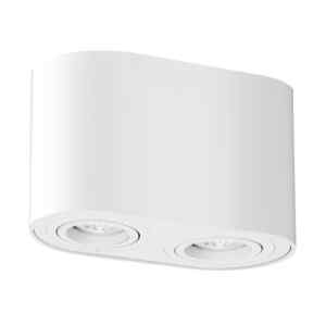 Rábalux 2052 Kobald beltéri ráépíthető és beépíthető lámpa, GU10 2x MAX 42W, IP20, matt fehér