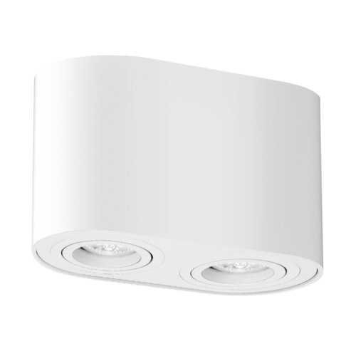 Rábalux 2052 Kobald beltéri ráépíthető és beépíthető lámpa, GU10 2x MAX 42W, IP20, matt fehér