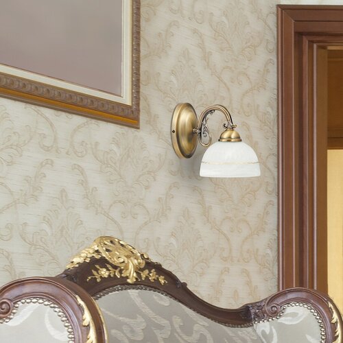 Rábalux 8811 Flossi klasszikus beltéri fali lámpa E27 1x MAX 40W IP20 bronz - Image 2