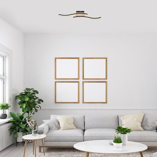 Rábalux 2280 Heimdall beltéri mennyezeti lámpa, LED 12W, IP20, matt fekete - Image 3