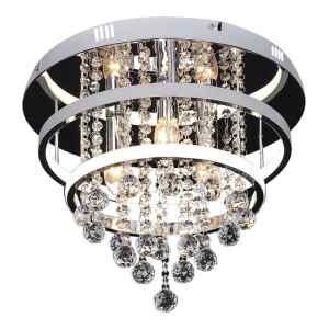 Rábalux 2237 Pallas klasszikus beltéri mennyezeti lámpa LED 32+ E14 3x MAX 40W IP20 króm
