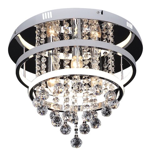 Rábalux 2237 Pallas klasszikus beltéri mennyezeti lámpa LED 32+ E14 3x MAX 40W IP20 króm