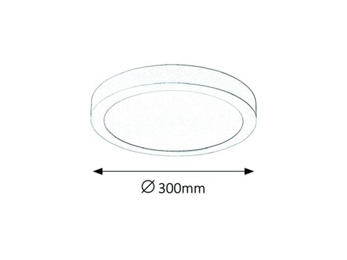 Rábalux 2661 Lois beltéri ráépíthető és beépíthető lámpa, LED 24W, IP20, szatin króm - Image 4