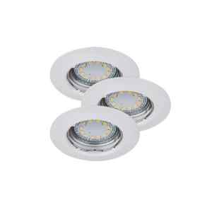 Rábalux 1046 Lite minimál beltéri ráépíthető és beépíthető lámpa GU10 1x MAX 50W IP44/ IP40 fehér