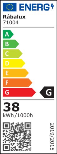 Rábalux 71004 Nefertum modern beltéri mennyezeti lámpa LED 38W IP20 fekete - Image 2