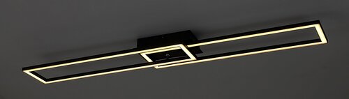 Rábalux 71004 Nefertum modern beltéri mennyezeti lámpa LED 38W IP20 fekete - Image 3