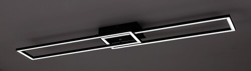 Rábalux 71004 Nefertum modern beltéri mennyezeti lámpa LED 38W IP20 fekete - Image 5