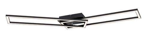 Rábalux 71004 Nefertum modern beltéri mennyezeti lámpa LED 38W IP20 fekete - Image 6