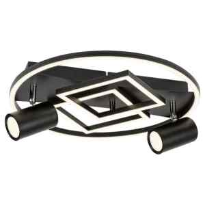 Rábalux 6905 Aztec modern beltéri mennyezeti lámpa LED 40W IP20 matt fekete