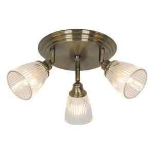 Rábalux 5016 Martha beltéri spotlámpa, E14 3x MAX 40W, IP20, antik bronz