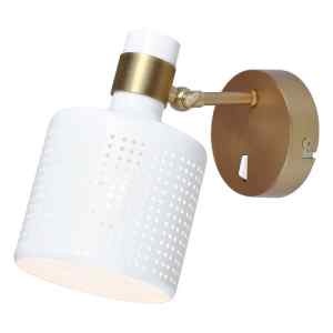 Rábalux 5089 Alberta beltéri fali lámpa, E27 1x MAX 9W, IP20, arany