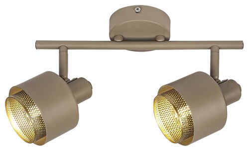 Rábalux 3548 Fedora modern beltéri spotlámpa E14 2x MAX 40W IP20 világosbarna
