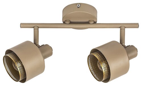 Rábalux 3548 Fedora modern beltéri spotlámpa E14 2x MAX 40W IP20 világosbarna - Image 4