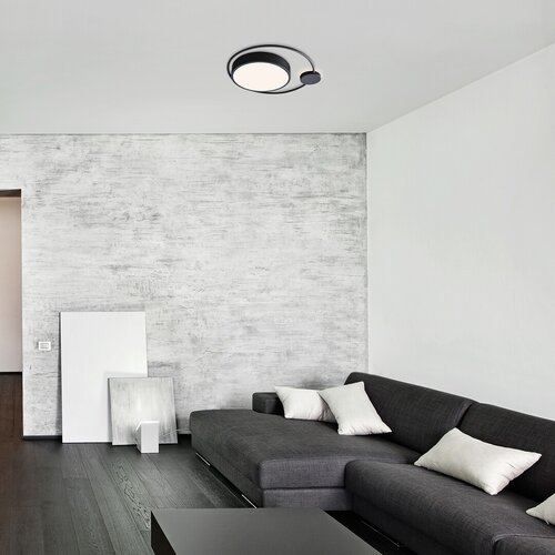 Rábalux 3529 Saphira beltéri mennyezeti lámpa, LED 28W, IP20, fekete - Image 3