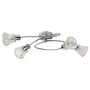 Rábalux 5302 Hestia klasszikus beltéri mennyezeti lámpa E14 4x MAX 40W IP20 króm