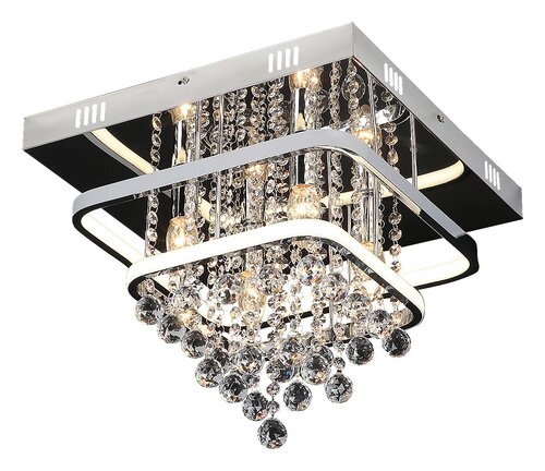 Rábalux 2239 Pallas klasszikus beltéri mennyezeti lámpa LED 36+ E14 4x MAX 40W IP20 króm