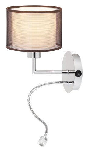 Rábalux 2629 Anastasia hagyományos beltéri fali lámpa E27 1x MAX 60 + LED 1W IP20 króm