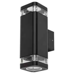 Rábalux 7956 Sintra modern kültéri fali lámpa GU10 2x MAX 25W IP44 matt fekete