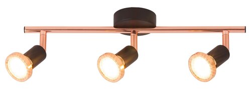 Rábalux 6848 Valentine beltéri spotlámpa, GU10 3x MAX 50W, IP20, matt fekete