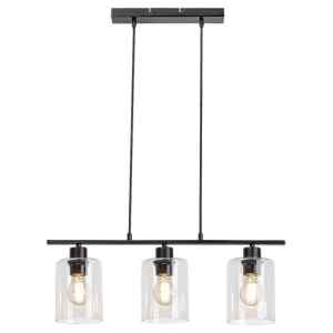 Rábalux 5078 Miroslaw indusztriális beltéri függeszték E27 3x MAX 40W IP20 matt fekete