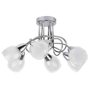 Rábalux 6085 Dave beltéri mennyezeti lámpa, E14 6x MAX 40W, IP20, króm