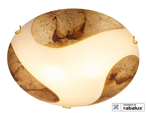 Rábalux 1942 Art klasszikus gold beltéri mennyezeti lámpa E27 2x MAX 60W IP20 fehér - Image 6
