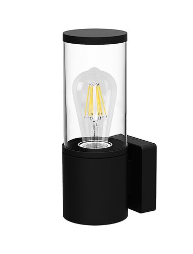 Rábalux 7502 Wellington modern kültéri fali lámpa E27 1x MAX 60W IP44 matt fekete