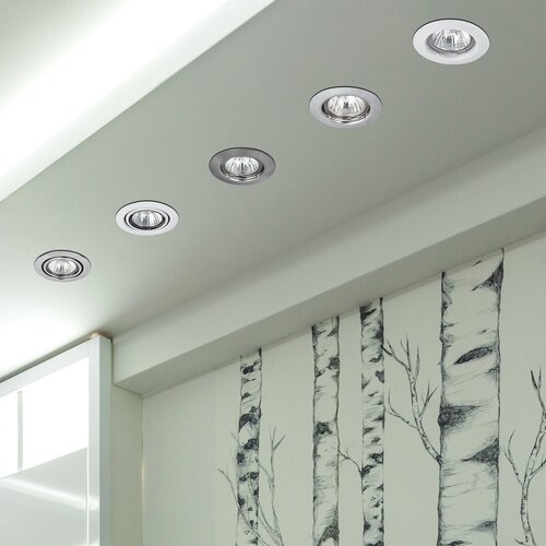 Rábalux 1087 Spot minimál relight beltéri ráépíthető és beépíthető lámpa GU5.3 12V 1x MAX 50W IP20 fehér - Image 2