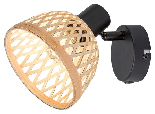 Rábalux 3133 Rattan indusztriális beltéri spotlámpa E14 1x MAX 15W IP20 matt fekete - Image 4