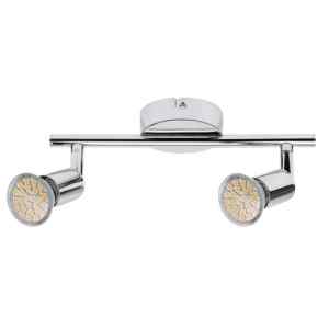 Rábalux 6987 Norton modern LED beltéri spotlámpa GU10 2x MAX 50W IP20 króm