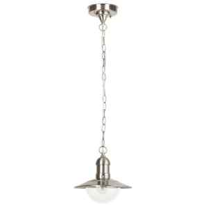 Rábalux 8764 Oslo mediterrán kültéri függeszték E27 1x MAX 60W IP44 szatin króm