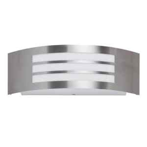 Rábalux 8410 Roma modern kültéri fali lámpa E27 1x MAX 14W IP44 szatin króm