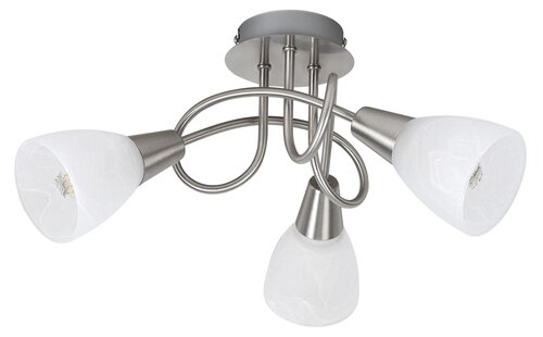 Rábalux 5532 Jenna hagyományos beltéri mennyezeti lámpa E14 3x MAX 40W IP20 szatin króm
