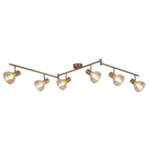 Rábalux 5553 Holly modern beltéri spotlámpa E14 6x MAX 40W IP20 antik arany