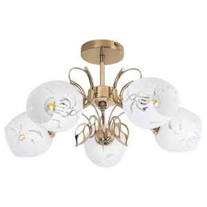Rábalux 5099 Fauna klasszikus beltéri mennyezeti lámpa E27 5x MAX 40W IP20 arany