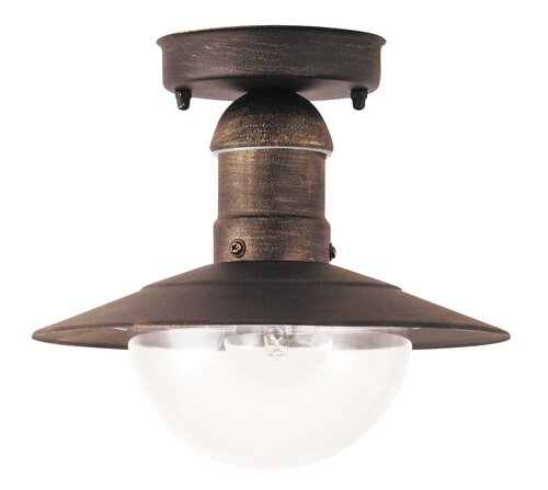 Rábalux 8736 Oslo mediterrán kültéri mennyezeti lámpa E27 1x MAX 60W IP44 antik arany
