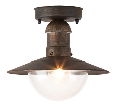 Rábalux 8736 Oslo mediterrán kültéri mennyezeti lámpa E27 1x MAX 60W IP44 antik arany - Image 4