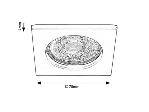Rábalux 2150 Spot minimál relight beltéri ráépíthető és beépíthető lámpa GU5.3 1x MAX 25W IP20 fekete - Image 3