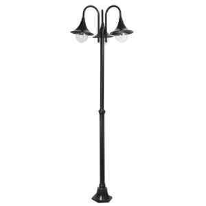 Rábalux 8248 Konstanz klasszikus kültéri állólámpa E27 3x MAX 100W IP44 fekete