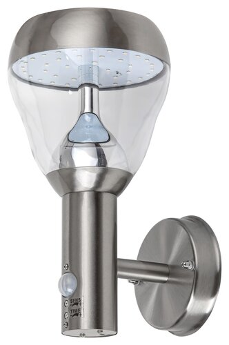 Rábalux 7920 Amalfi hagyományos kültéri fali lámpa LED 8,5W IP44 szatin króm